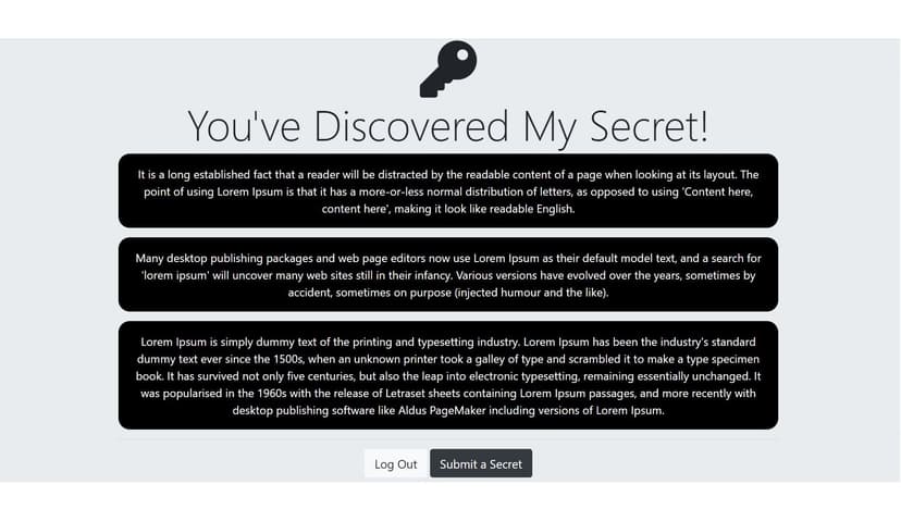 Secrets - Social Platform