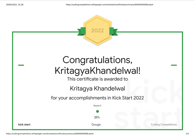 Google Kick Start 2022 - Round C