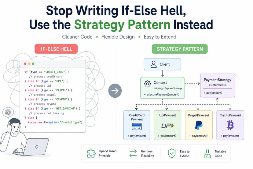 Stop If-Else Chaos: Use the Strategy Pattern Instead